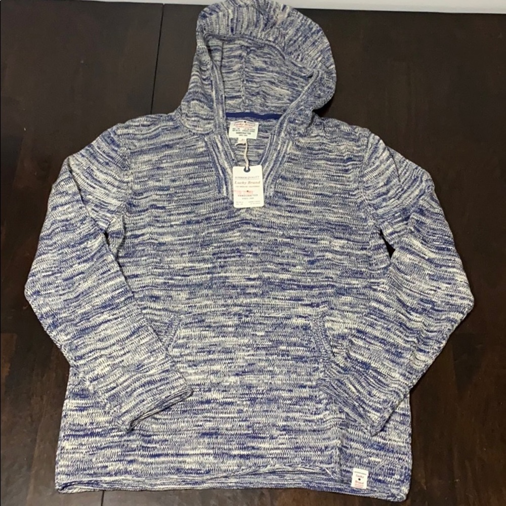 NEW! Lucky Brand men’s textured hoodie Size S